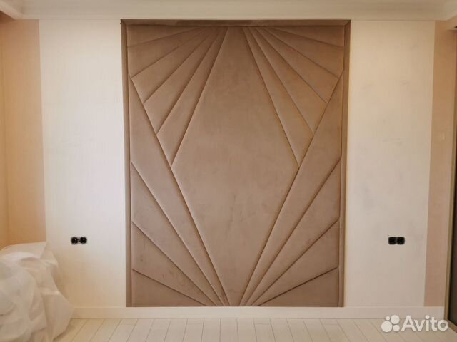 Мягкие стеновые панели, велюр