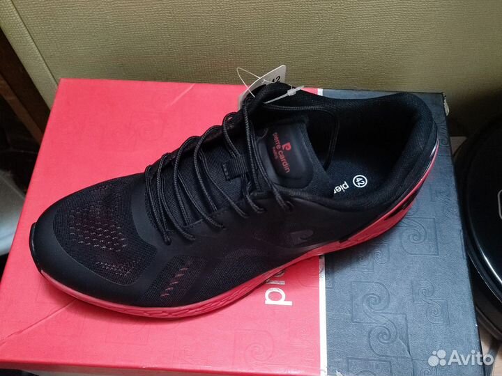 Кроссовки летние, с замшей, Pierre Cardin