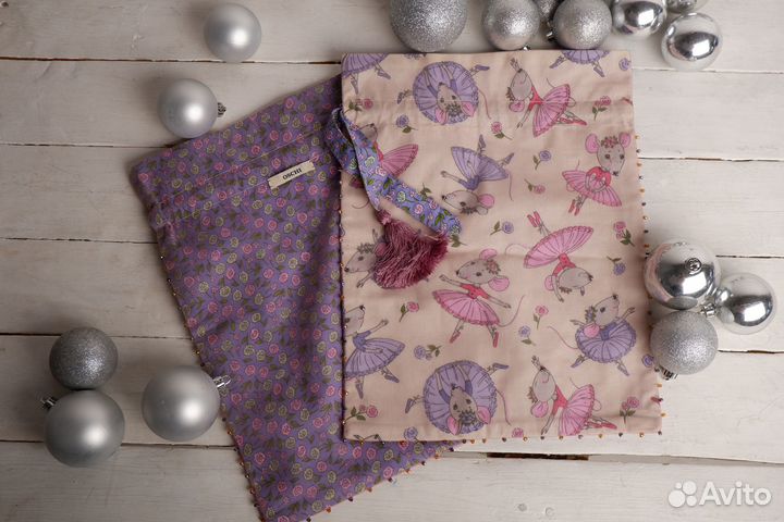 Новые дизайнерские, декорированные мешочки