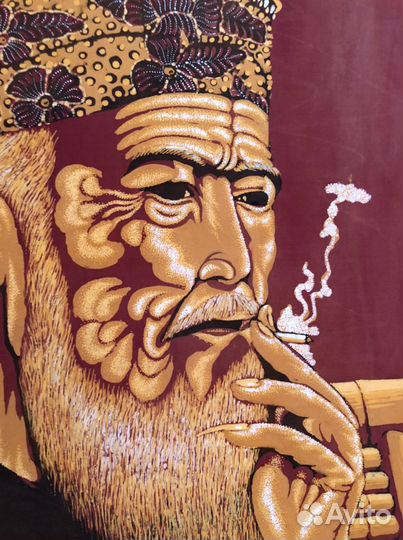 Картина росписью батик