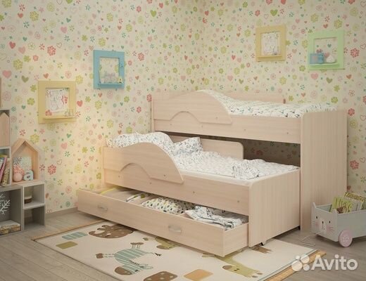 Кровать 2хяр. выкатная 