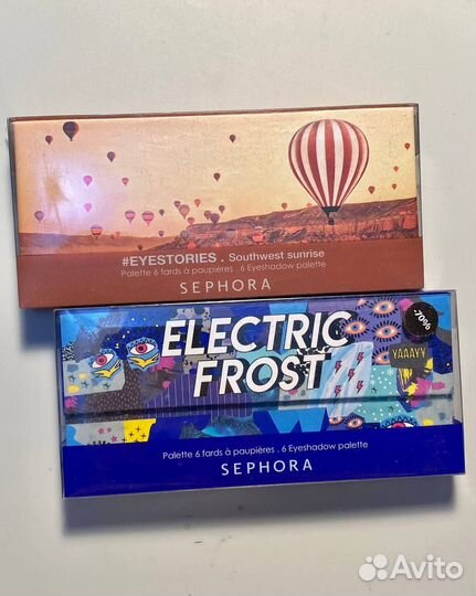 Sephora палетки теней