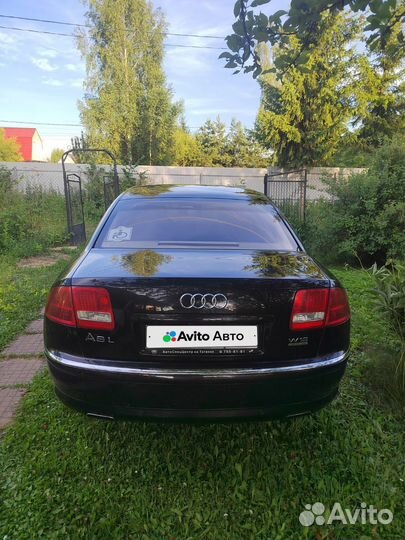 Audi A8 6.0 AT, 2007, 150 000 км