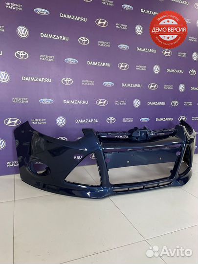Бампер Передний Ford Focus 3 темно-синий