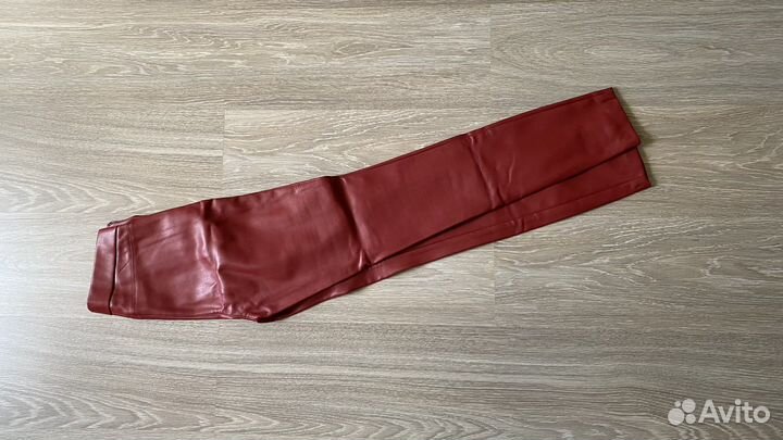 Кожаные лосины zara (брюки)