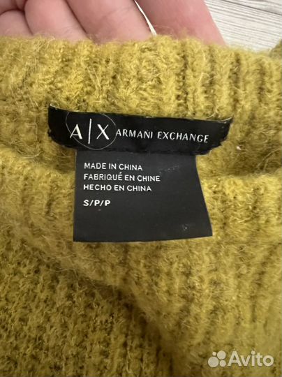 Свитер armani exchange