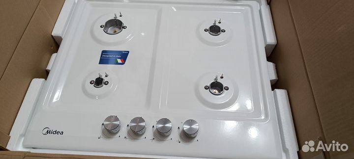 Новая встраиваемая газовая варочная панель Midea
