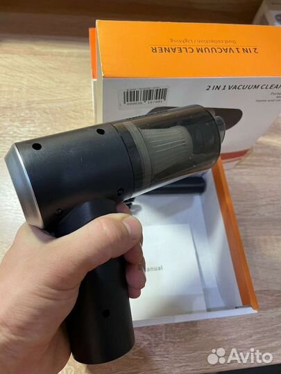 Компактный вакуумный пылесос для дома и авто