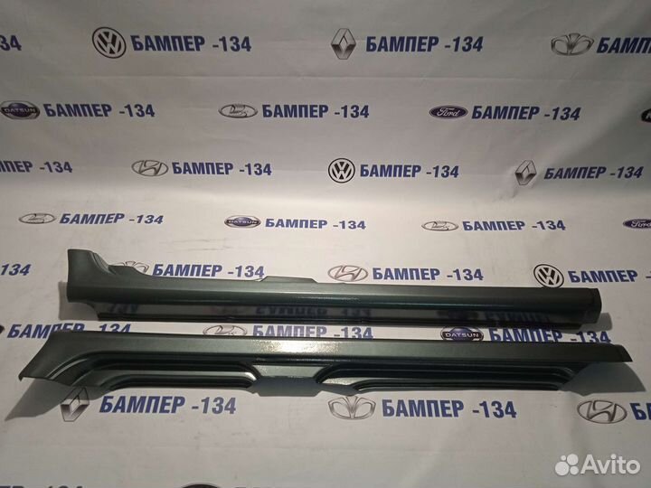 Накладки на пороги Лада Калина 1 Совиньон -650