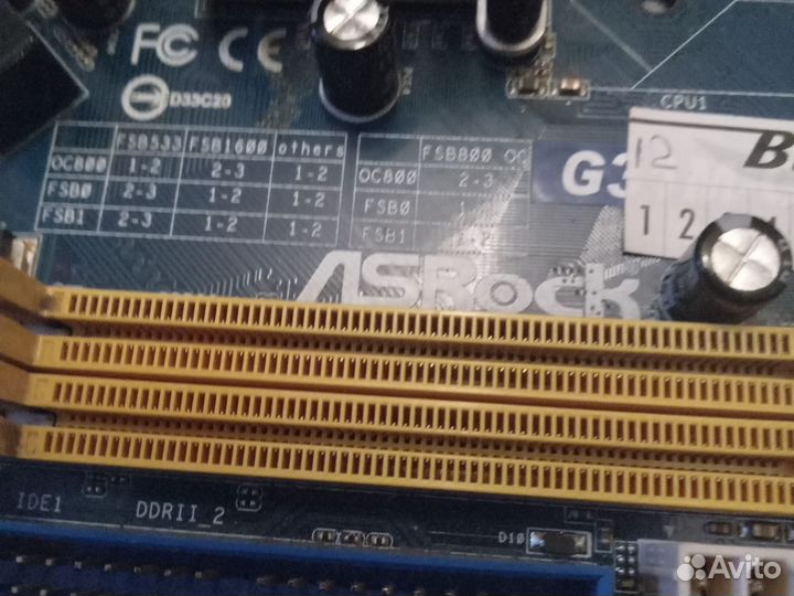 Материнская плата asrock g31m-gs