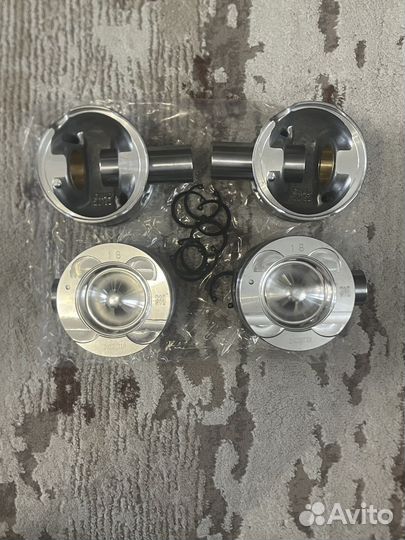 Комплект кольца +Поршень+палец+стопор