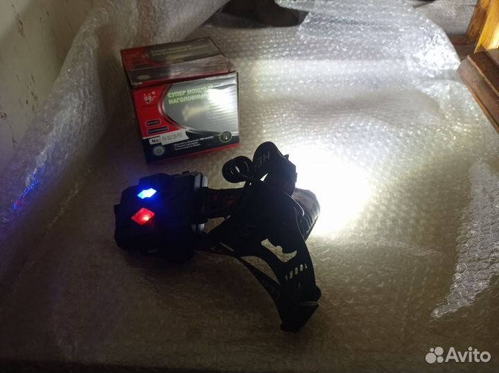 Мощный налобный фонарь, аккумуляторный