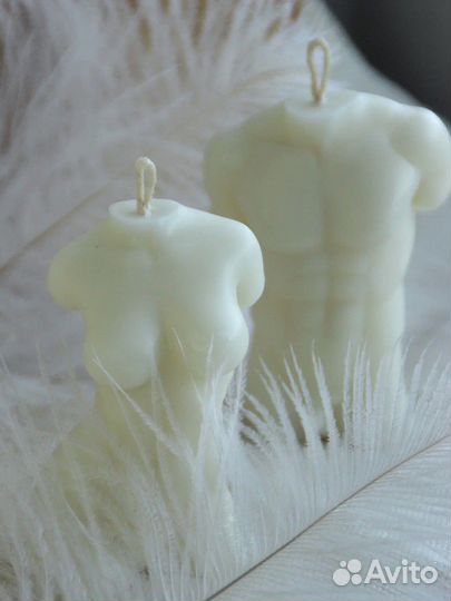 Свеча «Мужской торс» и «Женский торс»