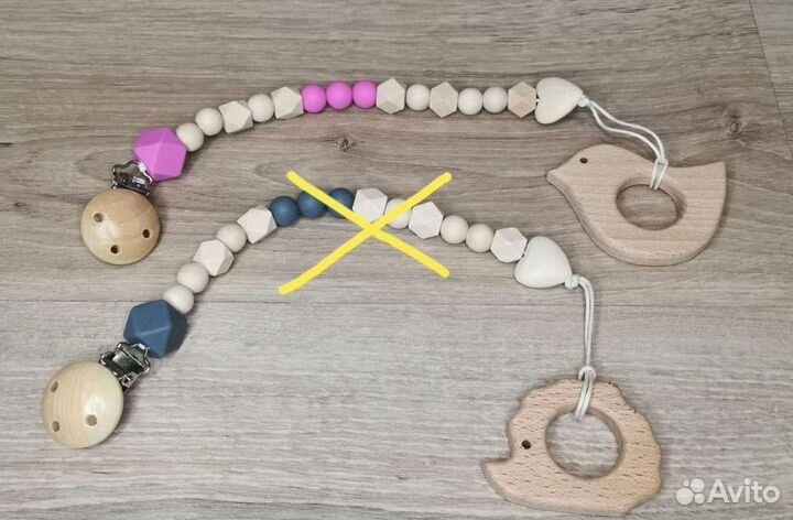 Держатель для соски + прорезыватель