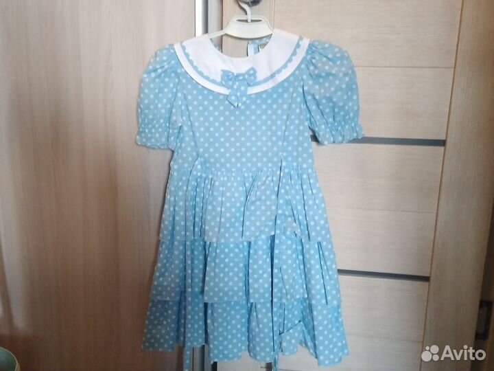 Платье в горошек для девочки