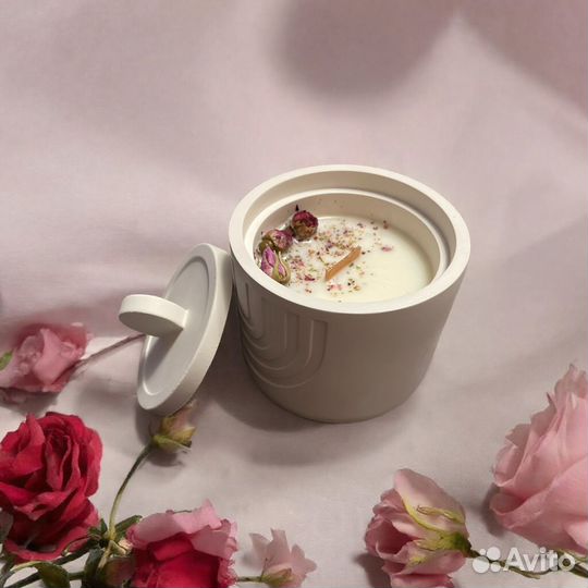 Ароматическая свеча ручной работы