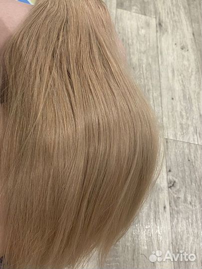 Натуральные волосы на заколках