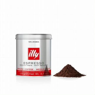 Кофе Илли (illy) espresso 125г молотый