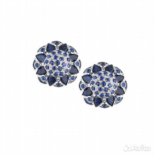 Серьги Zancan da Donna White Gold & Sapphires