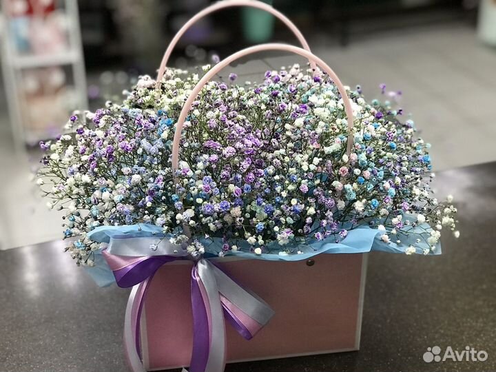 Букеты из гипсофилы