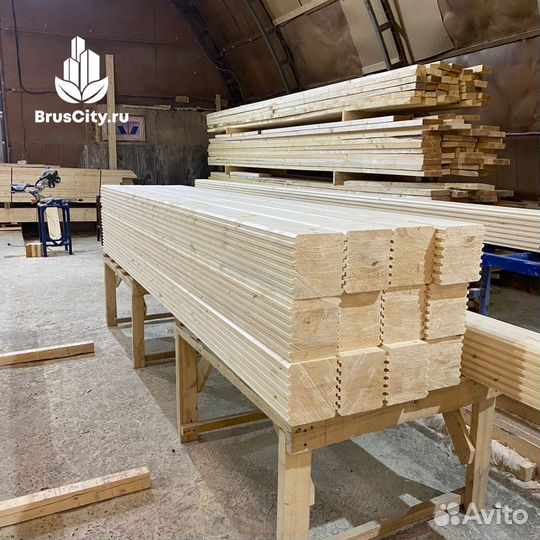 Клееный профилированный брус