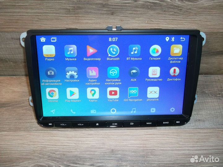 Магнитола Volkswagen Golf 6 Android GPS WiFi