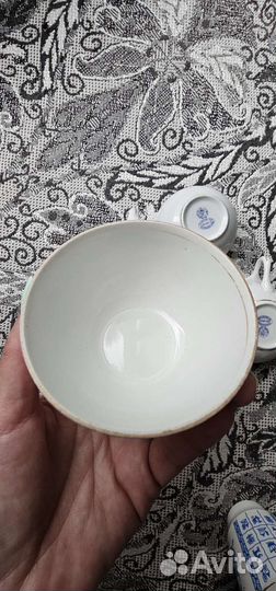 Чашки Первомайской Рыбинской фабрики 1924-30