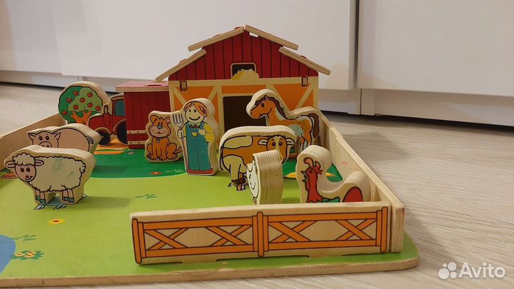 Игрушка Ферма деревянная