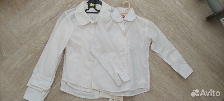 Блузки белые для девочек Новые р.28,30,36