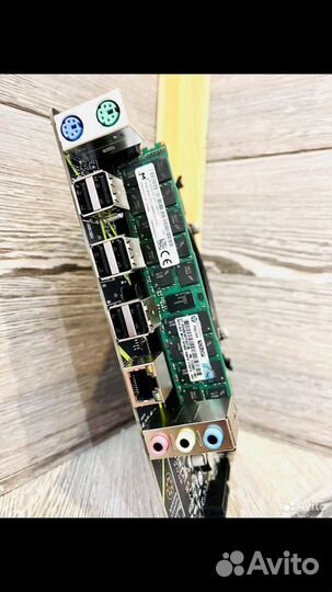 Комплект материнская плата процессор озу кулер