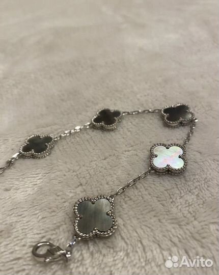 Браслет van cleef arpels с перламутром