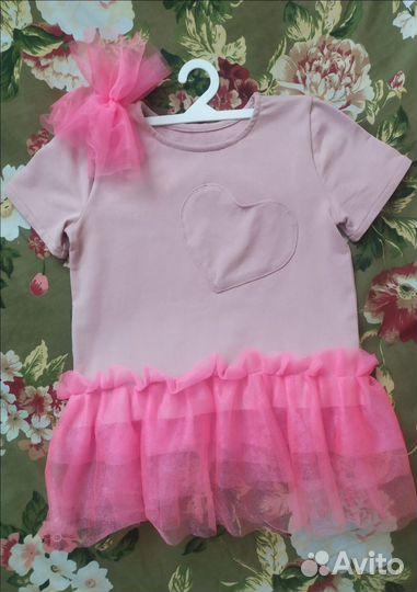 Кофточка - футболка для девочки 5 лет 110 см