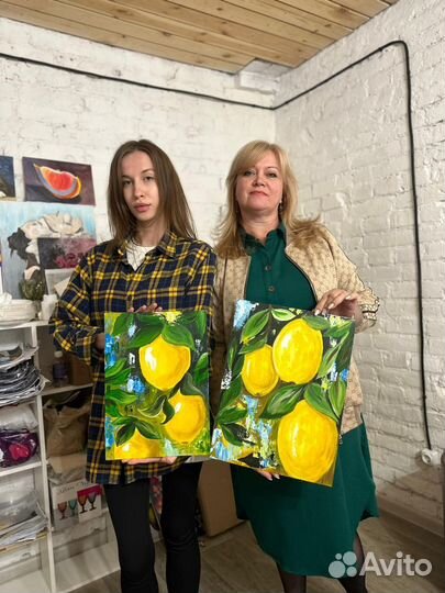 Мастер класс рисование дни рождения корпоративы