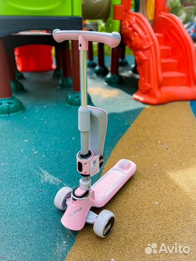 Самокат беговел 2 в 1 трансформер трехколесный