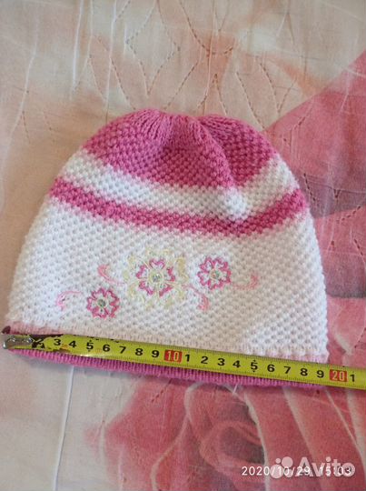 Шапки для девочки тёплые