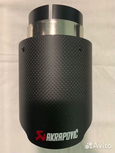Насадка на глушитель (нержавейка) Akrapovic