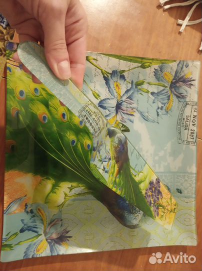 Блюдо большое из стекла