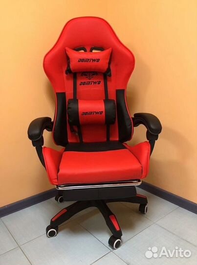 Компьютерное игровое кресло геймерское с массажем