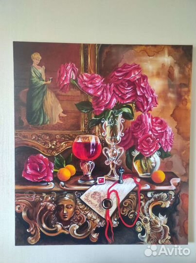 Картина маслом на холсте натюрморт