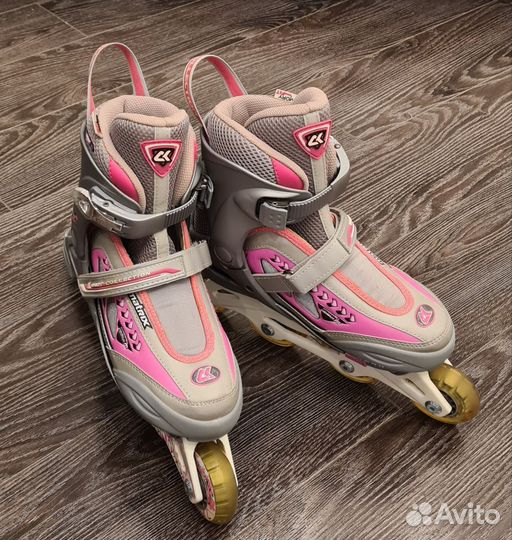 Коньки роликовые раздвижные 35-38