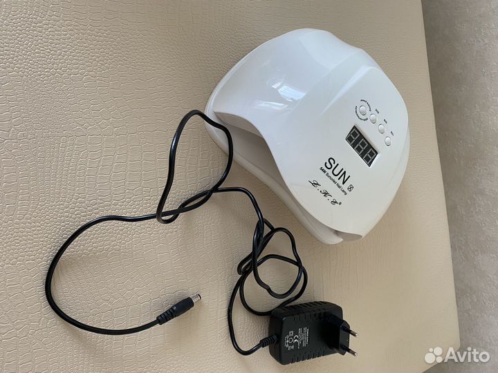 Лампа для ногтей профессиональная + Материалы