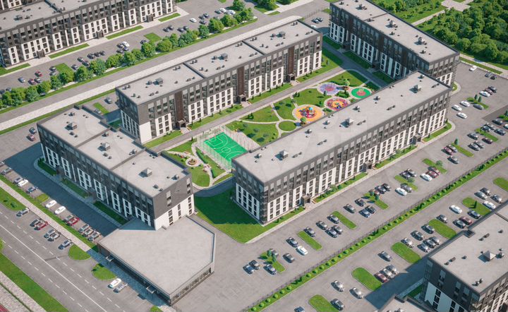 2-к. квартира, 76 м², 4/5 эт.