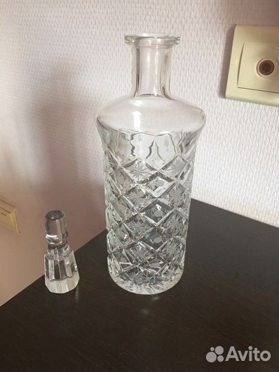 Графин хрустальный Чехословакия