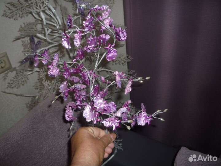 Сиреневый букетик для красоты интерьера