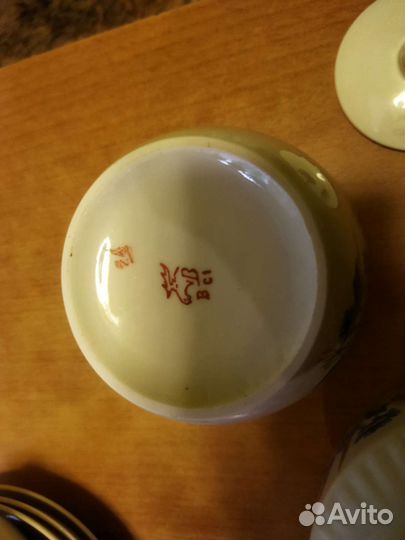 Чайный сервиз вербилки СССР