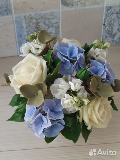 Композиция для подарка из полимерной глины