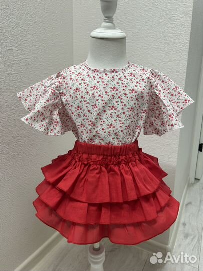 Нарядный летний комплект для девочки 92