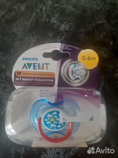 Пустышка avent 0 6