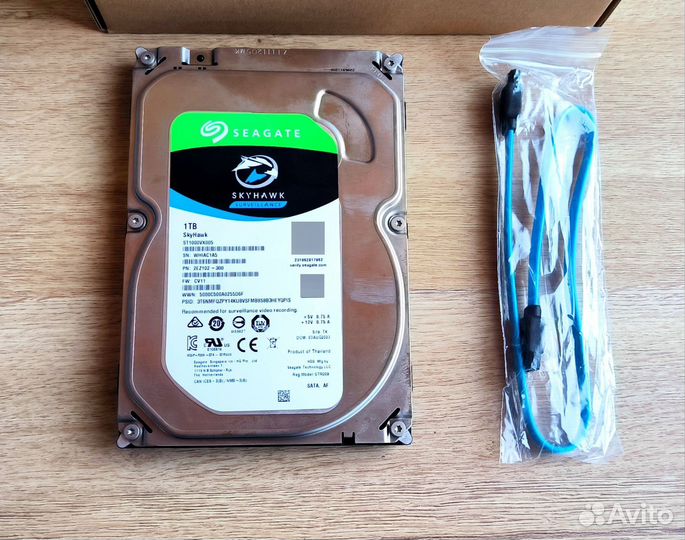 Жесткий диск Seagate 1тб для видеонаблюдения