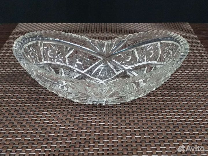 Салатник хрустальный